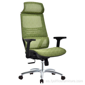 Silla de oficina ejecutiva con respaldo alto de malla ergonómica de venta al por mayor